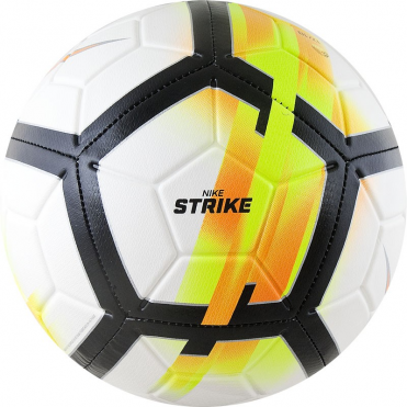 Мяч футбольный NIKE Strike SC3147-100 размер 5 бел-желт-оранж-черн